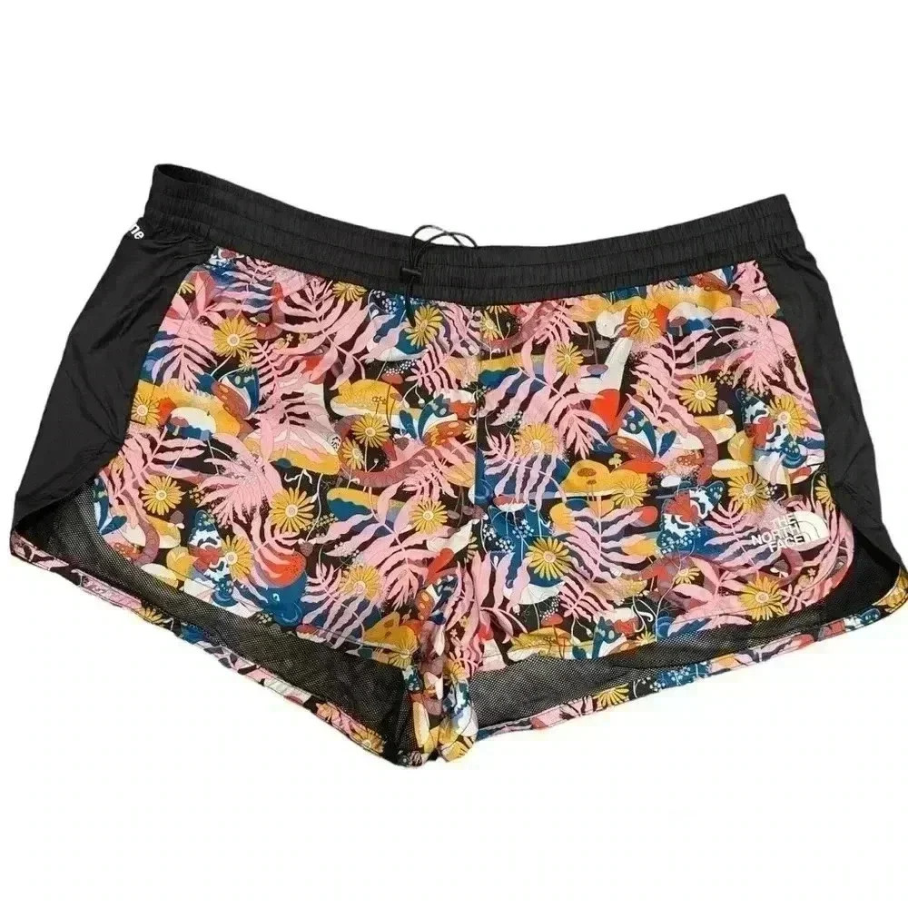 NWT, The North Face W Adrenaline Shorts, Women's, Floral Print, Black, XXL